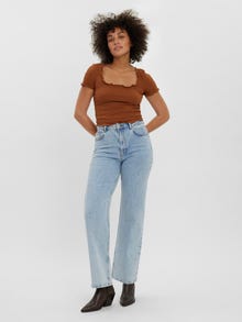 Vero Moda VMPOLLY Top -Mocha Bisque - 10254997