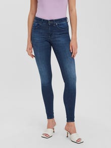 Vero Moda VMLUX Slim Fit Jeans -Dark Blue Denim - 10255013