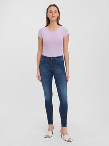 Vero Moda VMLUX Slim Fit Jeans -Dark Blue Denim - 10255013