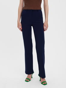 Vero Moda VMZAMIRA Średnia talia Spodnie -Navy Blazer - 10255128