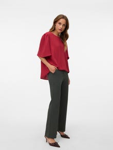 Vero Moda VMZAMIRA Mid waist Broek -Peat - 10255128