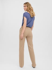 Vero Moda VMZAMIRA Cintura media Pantalones -Silver Mink - 10255128
