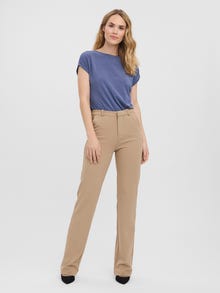 Vero Moda VMZAMIRA Cintura media Pantalones -Silver Mink - 10255128