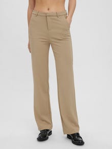 Vero Moda VMZAMIRA Cintura media Pantalones -Silver Mink - 10255128
