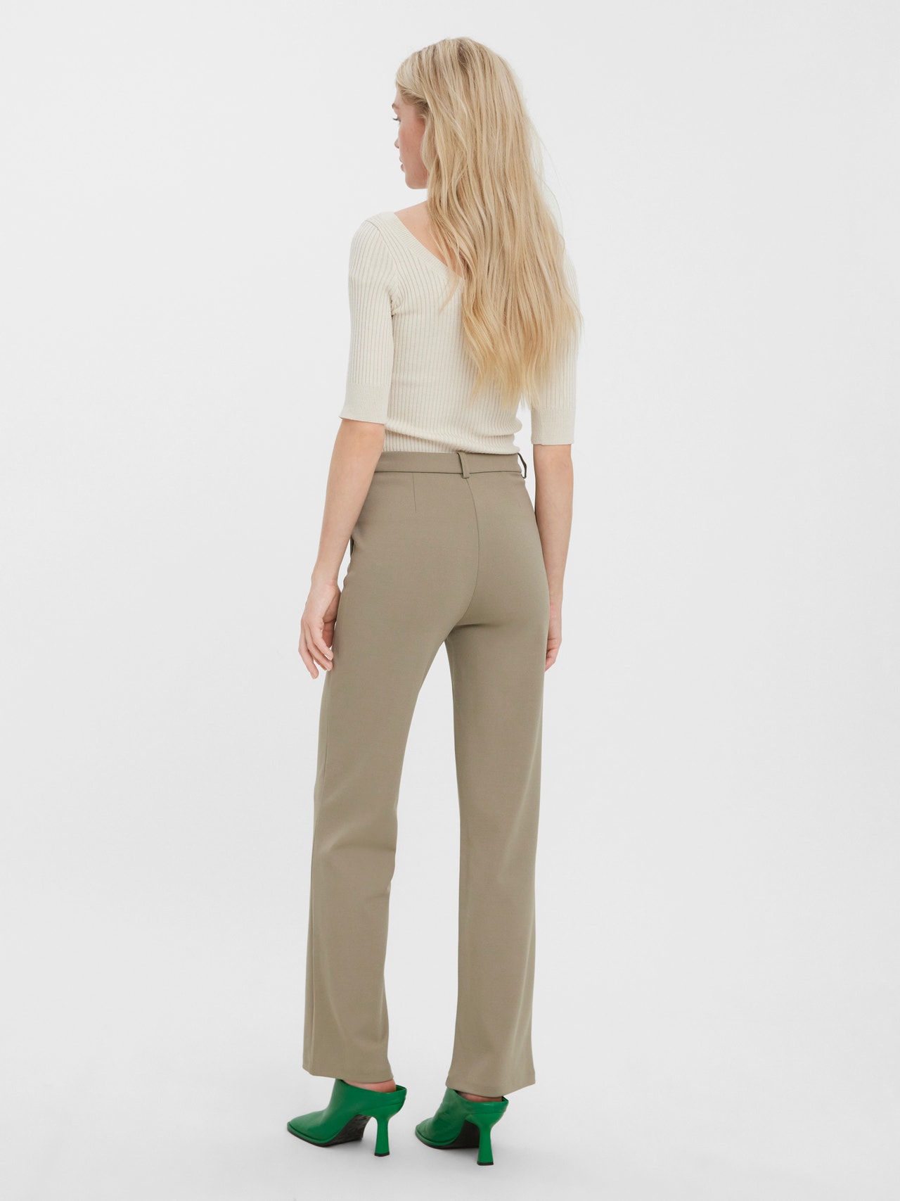 Vero Moda VMZAMIRA Trousers -Laurel Oak - 10255128