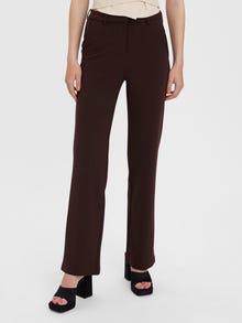 Vero Moda VMZAMIRA Mellemhøj talje Bukser -Coffee Bean - 10255128