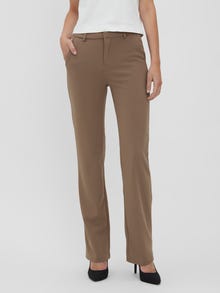 Vero Moda VMZAMIRA Vita media Pantaloni -Fossil - 10255128