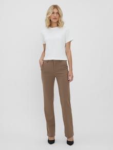 Vero Moda VMZAMIRA Vita media Pantaloni -Fossil - 10255128