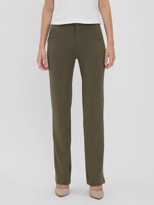Vero Moda VMZAMIRA Mid waist Trousers -Tarmac - 10255128