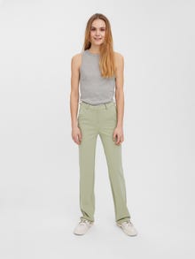 Vero Moda VMZAMIRA Mid waist Trousers -Desert Sage - 10255128