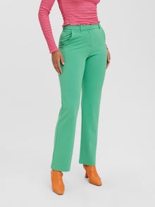 Vero Moda VMZAMIRA Mellemhøj talje Bukser -Holly Green - 10255128