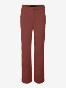 Vero Moda VMZAMIRA Mid waist Trousers -Henna - 10255128