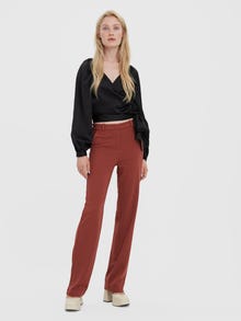 Vero Moda VMZAMIRA Mid waist Trousers -Henna - 10255128