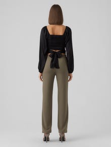 Vero Moda VMZAMIRA Mellemhøj talje Bukser -Bungee Cord - 10255128