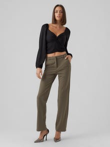 Vero Moda VMZAMIRA Mellemhøj talje Bukser -Bungee Cord - 10255128
