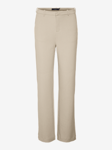 Vero Moda VMZAMIRA Normaali vyötärö Housut -Cement - 10255128