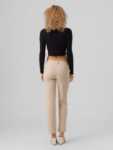 Vero Moda VMZAMIRA Normaali vyötärö Housut -Cement - 10255128