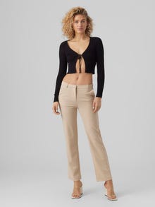 Vero Moda VMZAMIRA Normaali vyötärö Housut -Cement - 10255128