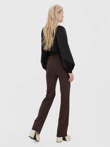 Vero Moda VMZAMIRA Cintura media Pantalones -Chocolate Torte - 10255128