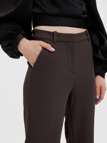 Vero Moda VMZAMIRA Cintura media Pantalones -Chocolate Torte - 10255128