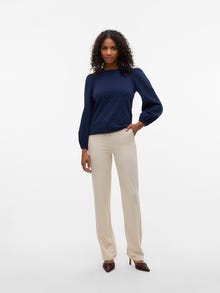 Vero Moda VMZAMIRA Mid waist Broek -Pumice Stone - 10255128