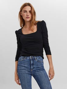 Vero Moda VMNATASHA T-shirts -Black - 10255383