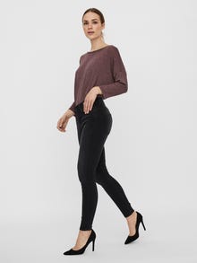 Vero Moda VMPEACH Skinny Fit Jeans -Black Denim - 10255748