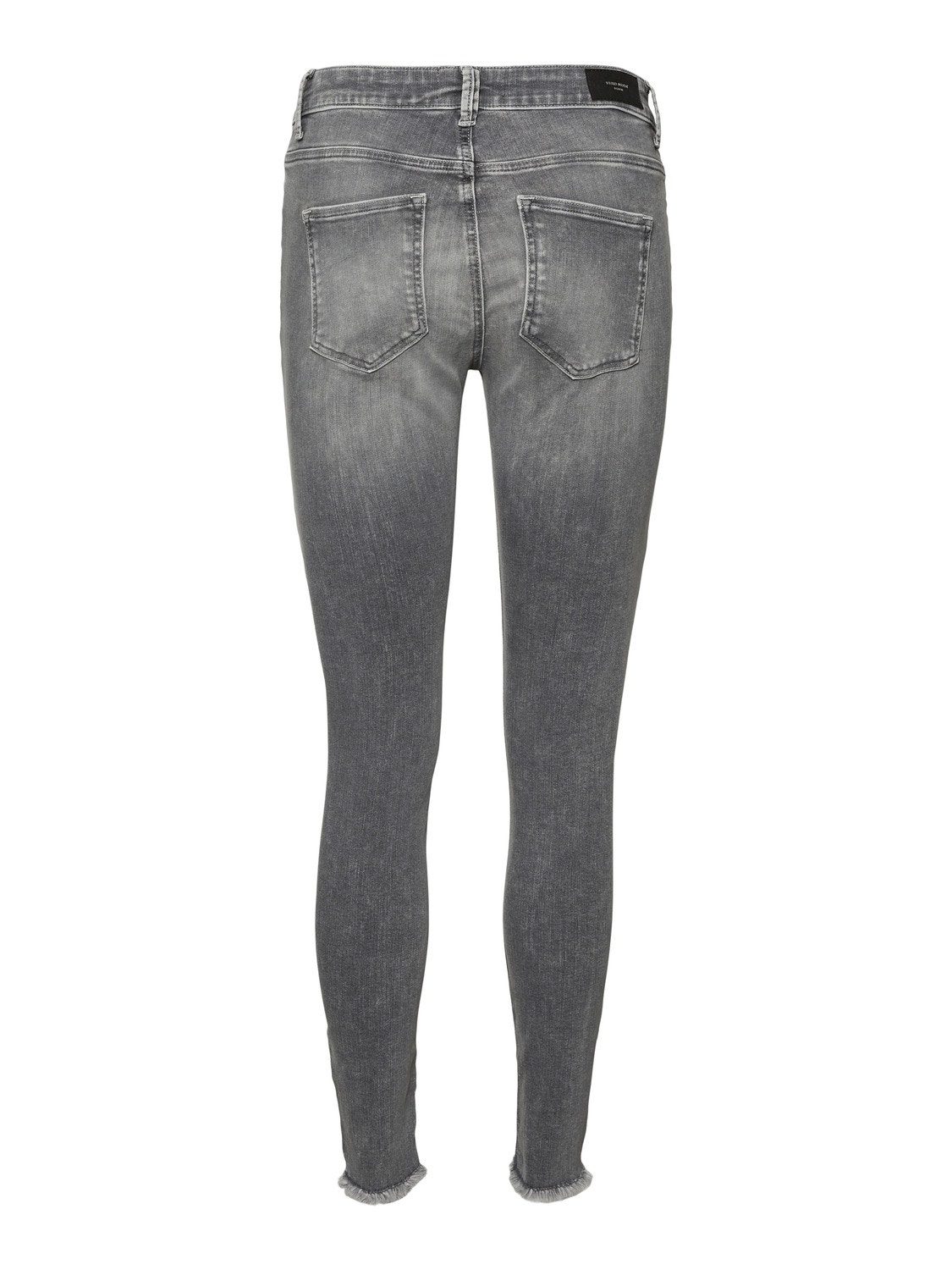 Vero Moda VMPEACH Średni stan Krój skinny Jeans -Medium Grey Denim - 10255749