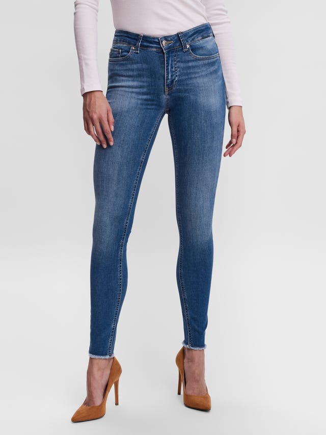 Vero Moda VMPEACH Taille moyenne Skinny Fit Jeans - 10255750