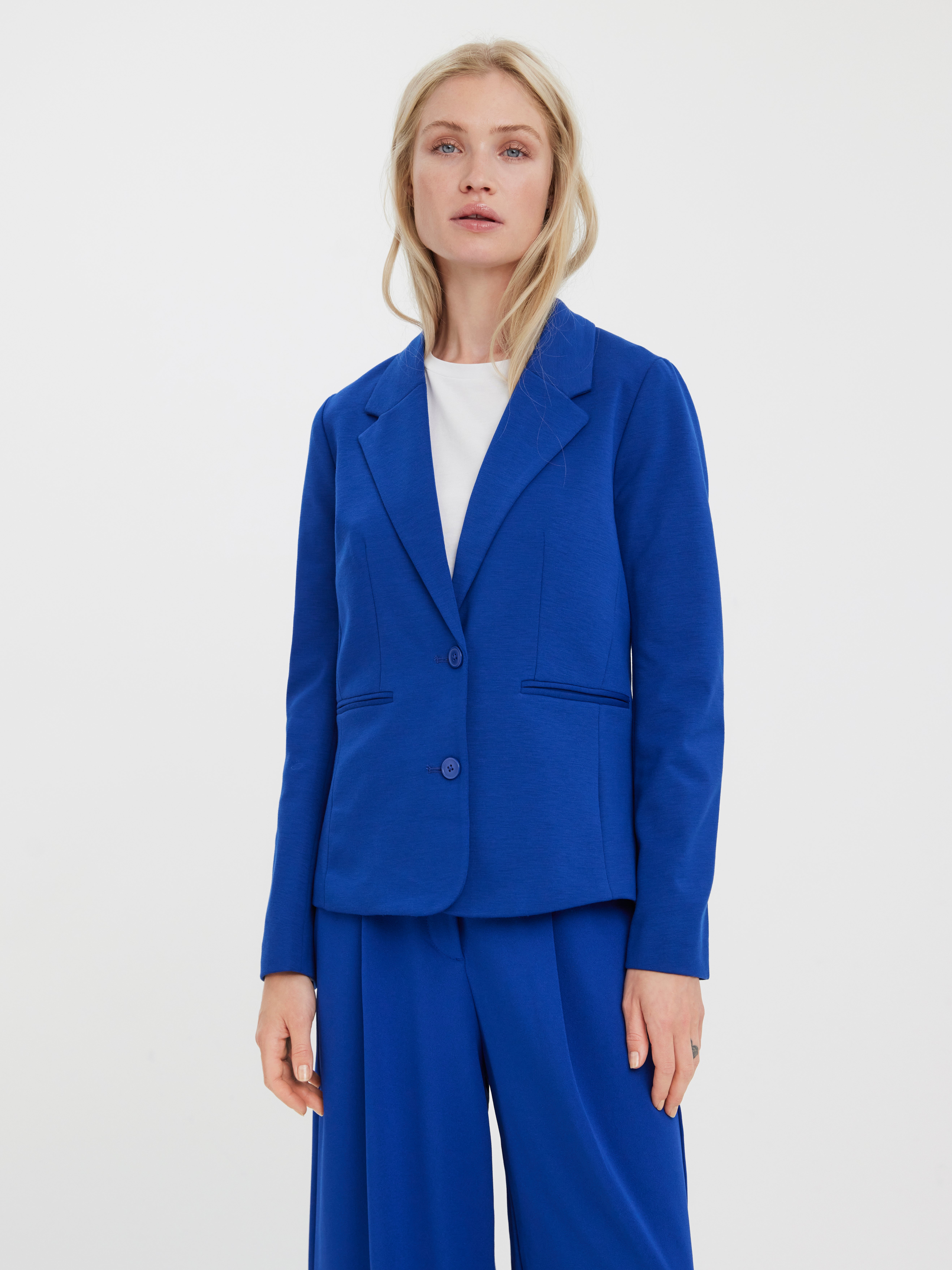 Odi Et Amo Denim Suit Jacket in Dark Blue Blue sport coats and suit jackets Womens Clothing Jackets Blazers 
