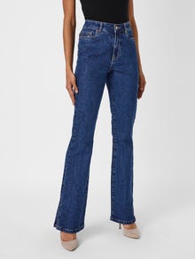 Vero Moda VMSELMA High rise Flared fit Jeans -Medium Blue Denim - 10255841