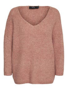 Vero Moda VMJULIE Sweter -Old Rose - 10256338