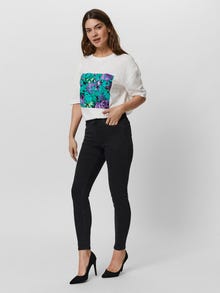 Vero Moda Kitsas lõige Teksad -Black - 10256475