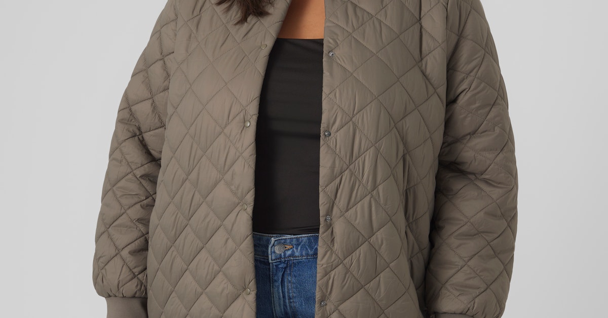 Hayle Qulited Bomber Jacket