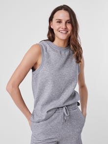 Vero Moda VMNATALIE Top -Light Grey Melange - 10257093
