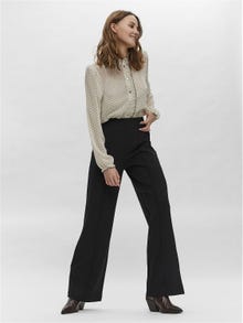 Angebotieren VMBECKY High Vero | Moda® Black Trousers | rise