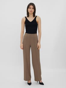 Vero Moda VMBECKY High rise Broek -Fossil - 10257168