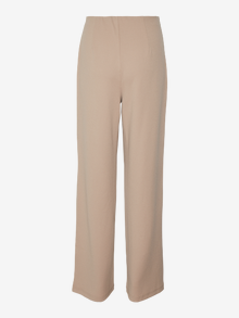 Vero Moda VMBECKY High rise Trousers -Silver Mink - 10257168