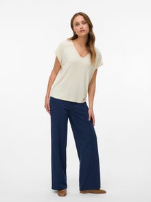Vero Moda VMBECKY Taille haute Pantalons -Navy Blazer - 10257168