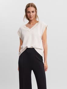 Vero Moda VMSILKY Sweatshirt -Moonbeam - 10257332