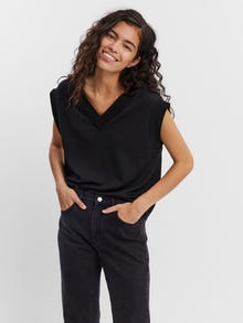 Vero Moda VMSILKY Sweat-shirts -Black - 10257332