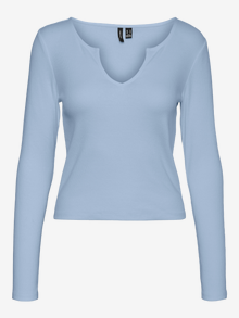 Vero Moda VMNEWAVA Top -Cashmere Blue - 10257363