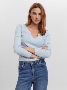 Vero Moda VMNEWAVA Top -Cashmere Blue - 10257363