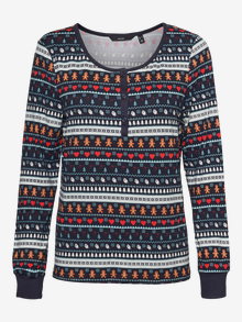 Vero Moda VMXMAS Top -Navy Blazer - 10257409