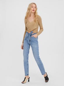 Vero Moda VMSCARLETT Pullover -Travertine - 10257484