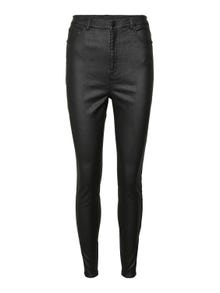 Vero Moda VMSANDRA Bardzo wysoka talia Spodnie -Black - 10257528