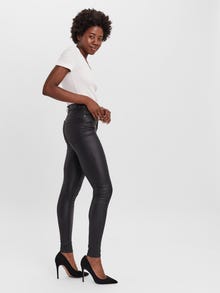 Vero Moda VMSANDRA Cintura extraalta Pantalones -Black - 10257528