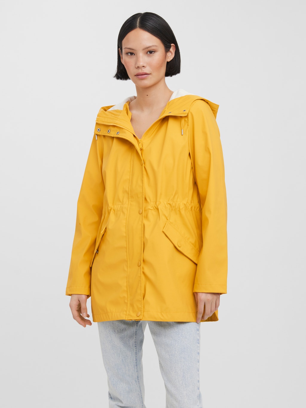 Derved entanglement Borger rain jacket | Medium Yellow | Vero Moda®