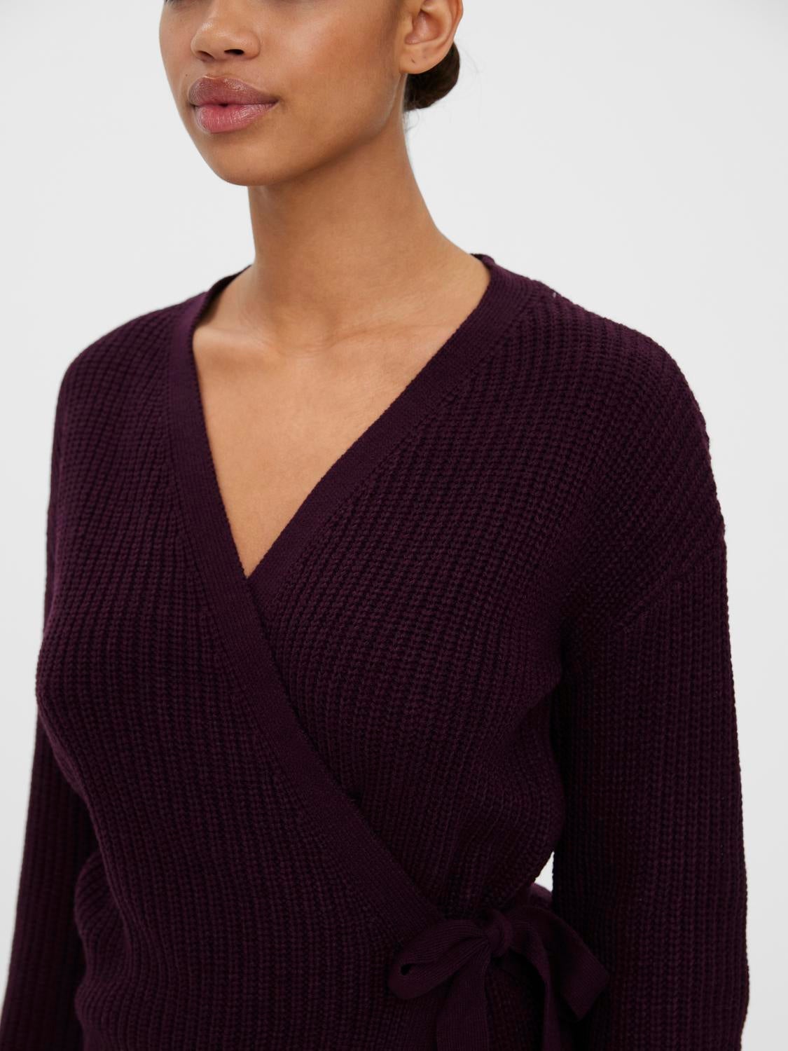 Cardigan | Dark Purple | Vero Moda®