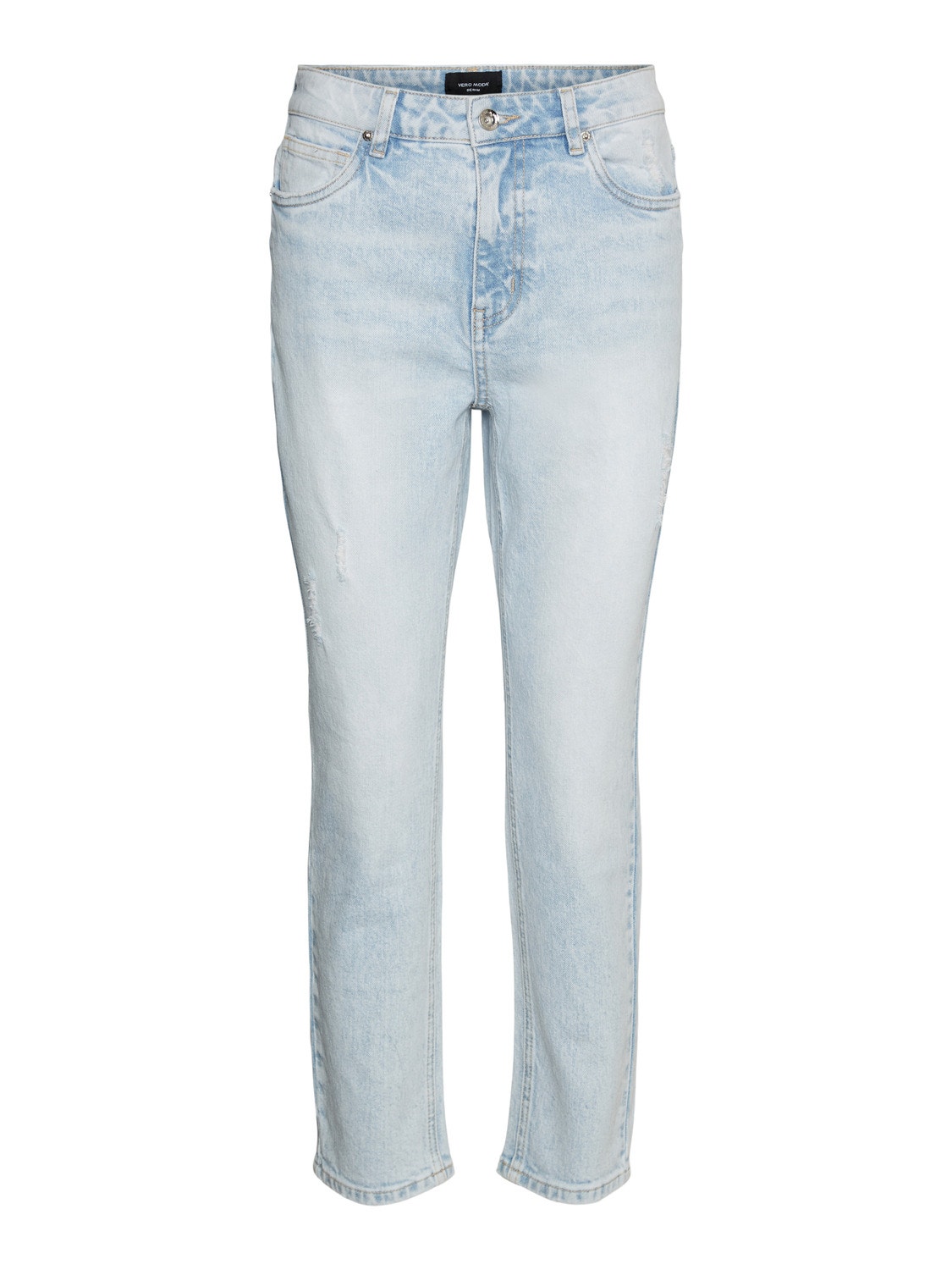 Vero Moda VMBRENDA High rise Straight Fit Jeans -Light Blue Denim - 10258017